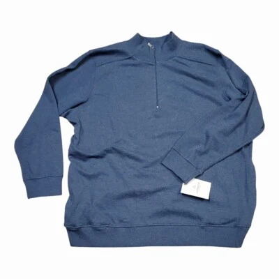 Size 1X NWT Liz Clairborne Woman Sweatshirt Indigo Heavy Thick Warm  - Image 1 of 4