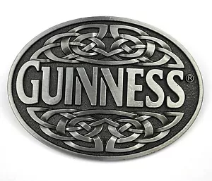 Fibbia per cintura Guinness Belt Buckle metallo birra birra - Foto 1 di 3