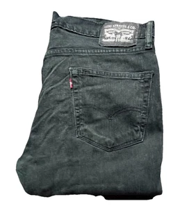 LEVIS 501 Jeans Mens W 36 L 34 vintage black denim red tab regular fit E394 - Picture 1 of 12