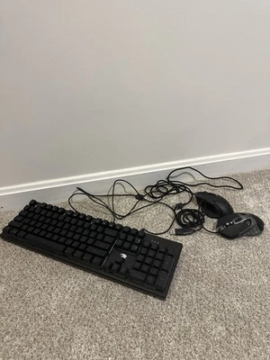 Corsair Extended Keyboard, Razer Basilik V3 Mouse, Bugha Mouse Bundle - Image 1 of 4