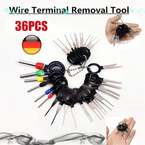 36tlg Entriegelungswerkzeug Set KFZ Stecker Auspinwerkzeug Pin Lösewerkzeug DHL - Bild 1 von 6