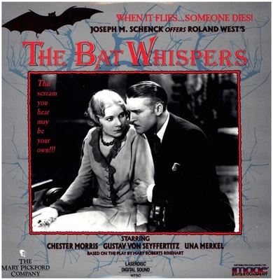 THE BAT WHISPERS 1930 Roland West Chester Morris IMAGE CLV /CAV SEALED LASERDISC - Image 1 of 4