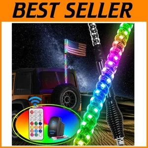 Colorful LED Whip Light - Offroad Truck Accessory - Picture 1 of 10