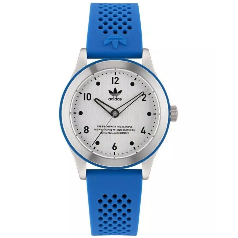 Reloj Adidas Para Hombre Original Código Tres Esfera Plateada - AOSY23032 Foto 1 de 1