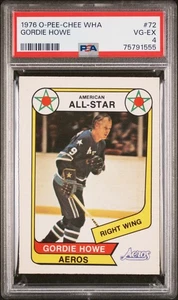 1976 O-Pee-Chee Wha Gordie Howe #72 PSA 4 - Picture 1 of 2