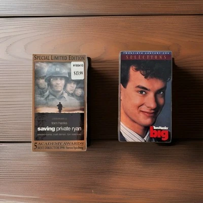 Tom Hanks 2x VHS  Brand New/Special Edition Saving Private Ryan & Big Pre-Owned - Image 1 of 2