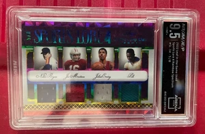 Leaf ITGU Sports Lore 4 Nolan Ryan Joe Montana Julius Erving Pele /8 Rainbow - Bild 1 von 4