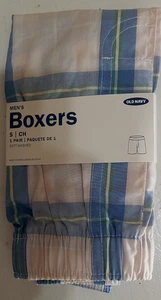 Old Navy 100% woven cotton multicolor plaid boxer shorts Size Small - Picture 1 of 3