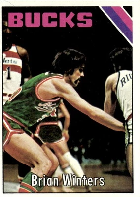 1975 TOPPS BRIAN WINTERS 143 NRMT RC BASKETBALL MILWAUKEE BUCKS - Image 1 of 2