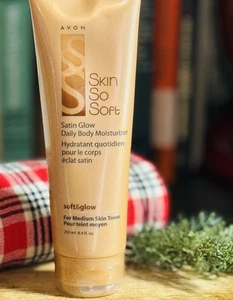 Avon SKIN SOFT Satin Glow Daily Body Moisturizer Medium Tone Self Tanner - Bild 1 von 7