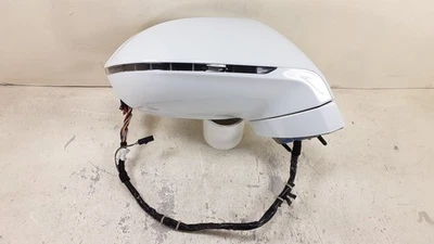Conjunto de espejo retrovisor de puerta derecho para pasajero Audi A7 Quattro 2012-2018 blanco OEM LKQ Foto 1 de 4