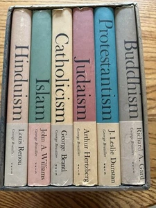 Vintage Great Religions of Modern Man 6 volume boxed set 1961 2nd printing - Picture 1 of 9
