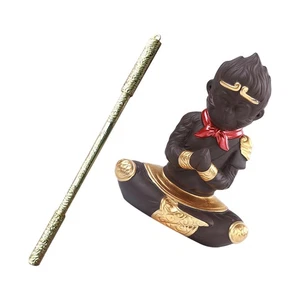 Aquarium Buddha Statue: Chinesische Mythologie Wukong Dekorationen - Meditation - Bild 1 von 12