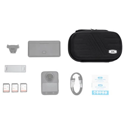 JJC Hard Shell Camera Case Bag Pouch for DJI Osmo 360 Nano Action 6 5 Pro 4 3 2 - Image 1 of 4