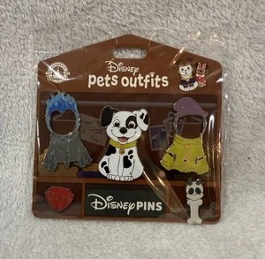 2024 Prendedores Disney Trajes Mascotas Magnéticos Perro Pin Set Lucky Hades & Dopey Dálmata - Imagen 1 de 2
