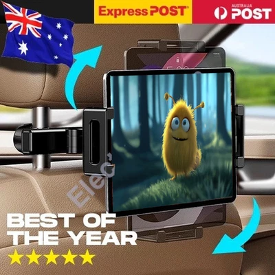 Car Headrest Mount Tablet Holder Fits 4 to 13 inch iPad Pro Universal Tablets - image 1 of 4