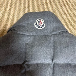 MONCLER Wool Gray Puffer Vest Size 2 - Picture 1 of 14