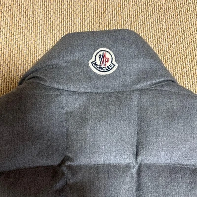 MONCLER Wool Gray Puffer Vest Size 2 - Image 1 of 4