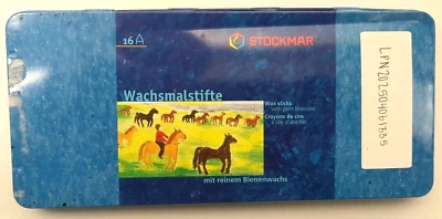 STOCKMAR Crayones en Palo de Cera de Abejas, Juego de 16 - No Tóxicos, Niños Pequeños y Niños Foto 1 de 2