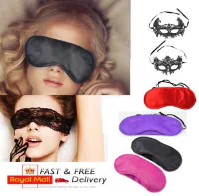 Blindfold Eye Mask Bondage Sexy sex toy restraints black out dress up sleep aid