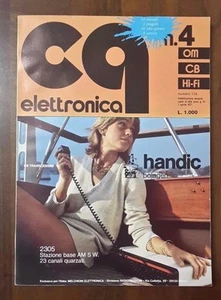 CQ Elettronica n.4 aprile 1977 CB Radioamatore Handic 2305 Stazione basaAM 5W  - Picture 1 of 1