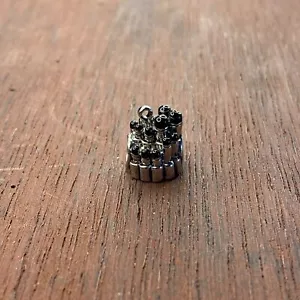 Charm scivolo vintage argento sterling 925 coccolato chef spezie svolta - Foto 1 di 4