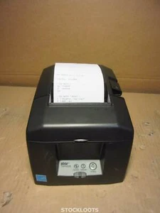 STAR TSP650II 654II Thermal Receipt Ticket LAN NETWORK Printer Black TESTED OK - Afbeelding 1 van 3