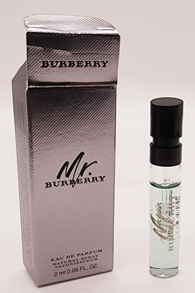 Mr. Burberry Eau de Parfum Vial Sample 0.06 oz - NEW - Image 1 of 1