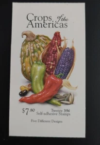 U.S. BOOKLET OF 20 SC#BK302 2006 39ct CROPS OF THE AMERICAS. MNH. Free Shipping! - Picture 1 of 2