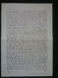19th CENTURY LETTER, NORTH EAST INDENTURE FOR PLESSEY WAGGON WAY STEAM RAILWAY 5 - Picture 1 of 12