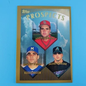 1999 Topps Prospects #433 Adam Kennedy, Mickey Lopez, Jackie Rexrode - Bild 1 von 2