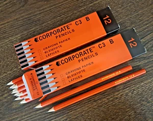 24x (2x12) CORPORATE GRADE B GOOD QUALITY NON TOXIC PENCILS FOR DRAWING SCHOOL - Picture 1 of 3