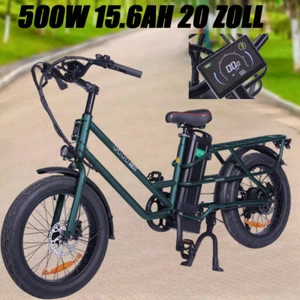 20 Zoll Cargo Elektrofahrrad 500W Longtail E-Lastenrad 48V 15.6Ah E-Bike 45KM/H - Bild 1 von 14