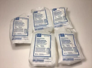 Lot 5 Sealed New Medline Bulkee II Sterile Cotton Gauze Bandage, 3.4" X 3.6 yd - Picture 1 of 3
