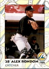 1995 West Michigan Whitecaps Team Issue 28 Alex Rondon Miranda Venezuela VZ Card