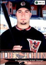 2007 Washington Wild Things Choice #12 Nathan Messner Muncy Pennsylvania PA Card