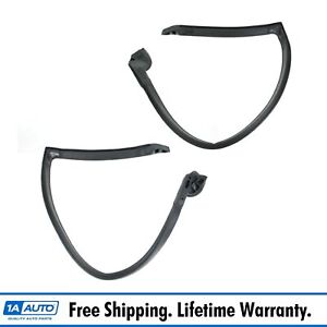 Front Roof Rail Weatherstrip Seal Pair Set for GM A Body 4 Door
