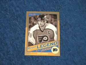 ERIC LINDROS FLYERS 2012-13 O-PEE-CHEE MARQUEE LEGENDS GOLD #G8 (H-476)
