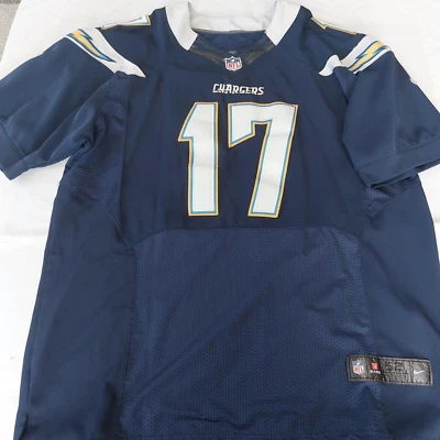 NFL Chargers Football Philip Rivers #17 NIKE On Field Navy Blue Jersey Sz 52 - Image 1 of 4