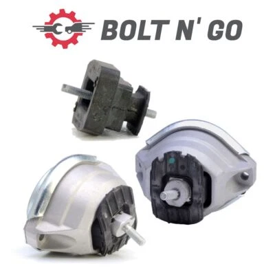 3PCS Engine Motor & Trans Mount Fits BMW 528i 530i 545i 645Ci 650i M5 M6 04-10 - Image 1 of 4