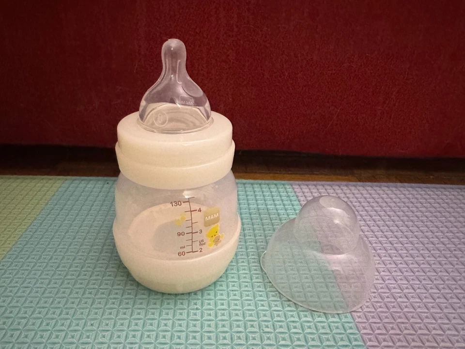 MAM Easy Start 防代谢白色 4.5 盎司瓶 + 级 0 乳头 — 第 1/1 张图片