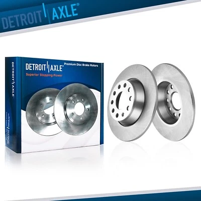 Rotores de freio traseiro 11,1" para Audi A3 Q3 Quattro Volkswagen Bora Passat CC Jetta - Imagem 1 de 4