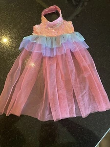 Build a Bear Workshop Light Pink Sequin Tulle Dress For 4 Legged Animals - Picture 1 of 3