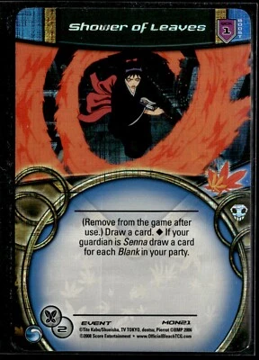 Shower Of Leaves MON21  Holo Foil Trading Card Game Bleach TCG Portal 1st Ed NM - Image 1 of 2