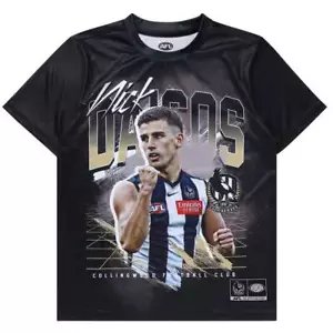 NEW Collingwood Magpies Nick Daicos Youths Player Tee - Picture 1 of 3