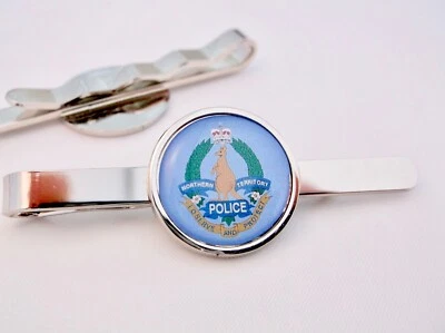 NORTHERN TERRITORY POLICE AUSTRALIA TIE SLIDE TIE GRIP PIN BAR GIFT - Image 1 of 2
