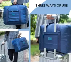 Foldable Waterproof Travel Duffel Bag Lightweight Carry-On Weekender Tote. - Picture 1 of 1