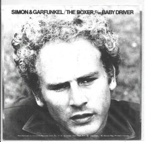 SIMON GARFUNKEL * The Boxer * 1960's * Re-Pro PICTURE SLEEVE ONLY * NO 45 RECORD - Picture 1 of 2
