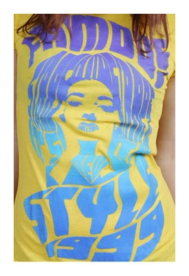 Famous Stars & Straps Camiseta Amarilla Para Mujeres Juniors - Imagen 1 de 3