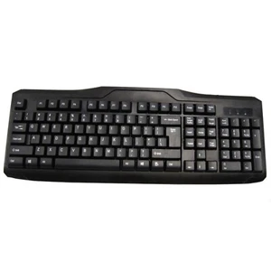 INLAND KEYBOARD iK100 USB 107-KEY WIRED KEYBOARD SILENT BY GENESIS POWER PC NEW - Afbeelding 1 van 12